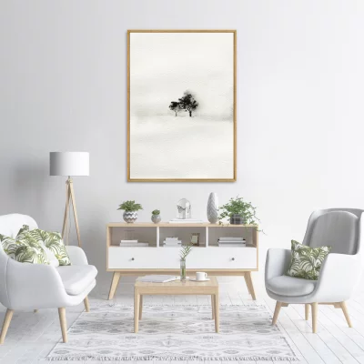 Постер на холсте Winter etude 75X105 CM 3