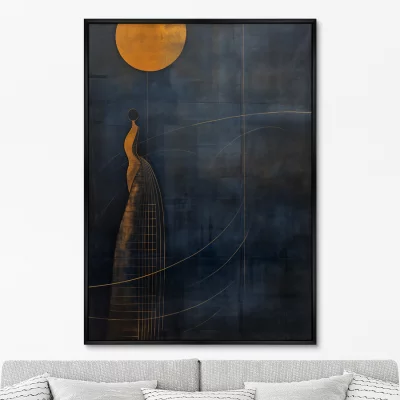 Постер на холсте The lonely one 75X105 CM 6