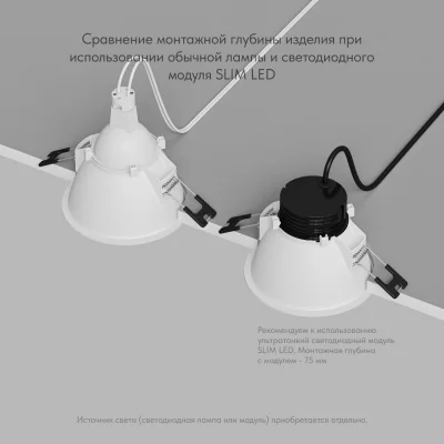 Встраиваемый точечный светильник Karup 9X9X5 CM 5