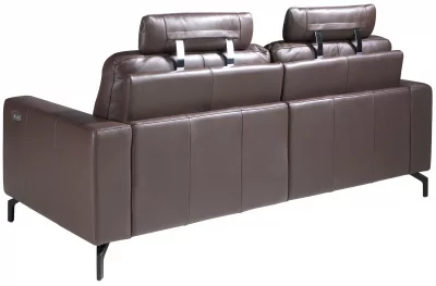 Двухместный кожаный диван-реклайнер Adan 206X98X89 CM 5