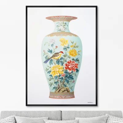 Постер на холсте China porcelain vase 75X105 CM 6