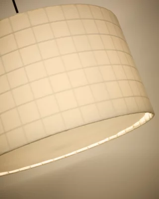 Потолочный абажур из хлопка Dulan Ø45 CM 3