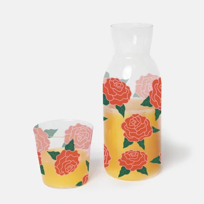 Набор из графина и стакана rose 4
