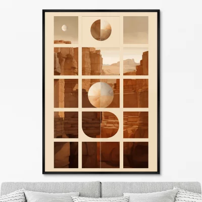 Постер на холсте Retrol looms 75X105 CM 6