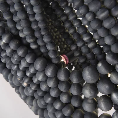 Подвесная люстра Amelia Wood Bead Chandelier 5