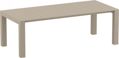 Стол пластиковый раздвижной Vegas 180-220X100X75 CM бежевый 3