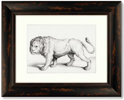 Диптих Lions 51X41 / 51X41 CM 4