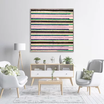 Постер Vintage print of Japanese textile 105X105 CM 3