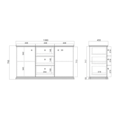Комод CRD003 на цоколе 10