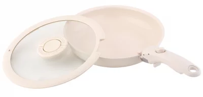 Сковорода с крышкой и съемной ручкой Smart Ceramic Ø24 CM 4