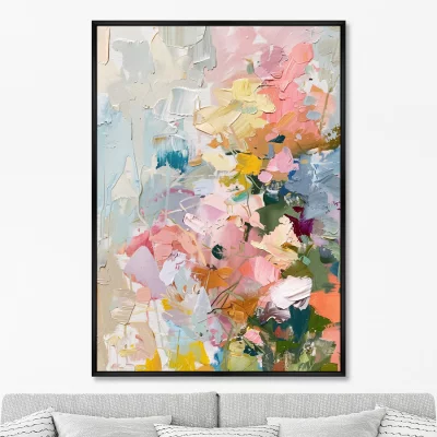 Репродукция картины на холсте Colors of Flowers 75X105 CM 6