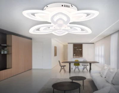 Потолочный светодиодный светильник Acrylica 49X49X11 CM 3