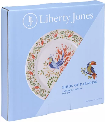 Набор из двух тарелок Birds of Paradise Ø21 CM 6
