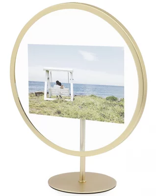 Фоторамка Infinity 22X10X27 CM матовая латунь 3