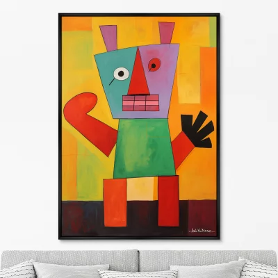 Постер на холсте Happy Creatures 75X105 CM 6