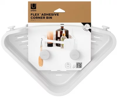 Органайзер для душа угловой Flex Adhesive 30X19X9 CM 8