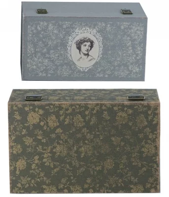 Набор из двух шкатулок Bendigeidfran 29X18X13 / 24X13X11 CM 5