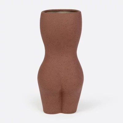 Ваза для цветов body, black, 23 см 7