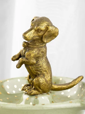 Пепельница с собачкой 12.5X12.5X10.5 CM 6