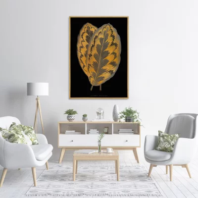 Постер на холсте Calathea Veitchiana leaf 75X105 CM 3