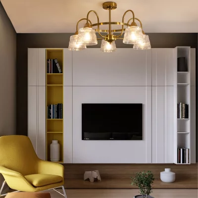 Люстра Карамель FR5522PL-05BS1 60X60X31 CM 9