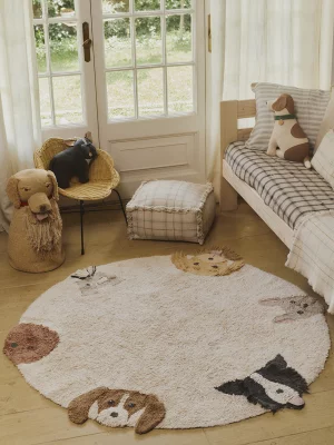 Ковёр для детской Dogs Ø140 CM 3