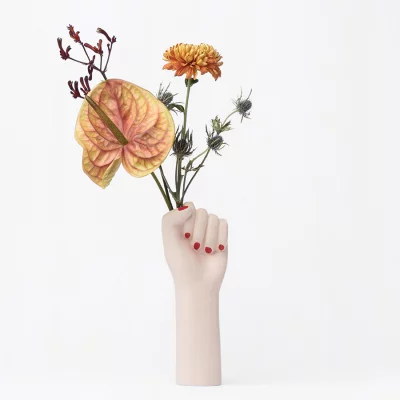 Ваза для цветов girl power, white, 26 см 5