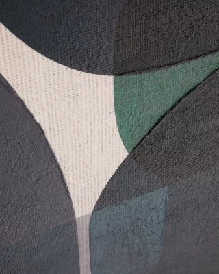 Абстрактный холст Nemsa в сине-зеленых тонах 100X2.8X80 CM 5