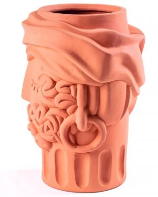 Глиняная ваза Man Magna Graecia 25X23X33 CM 5