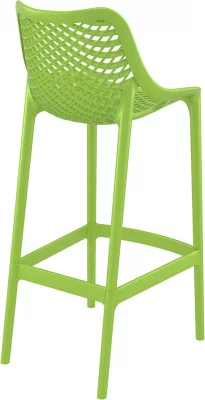Стул пластиковый барный Air 45X53X105 CM зелёный 3