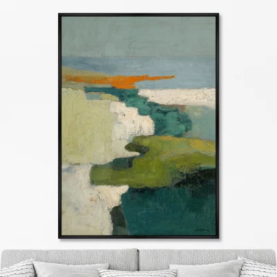 Постер на холсте Above the Crest of the Waterfall 75X105 CM 6