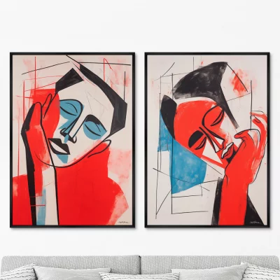 Набор из двух постеров на холсте Sweet dream 75X105 / 75X105 CM 8