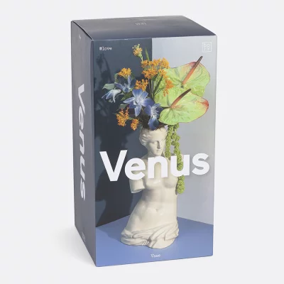 Ваза для цветов venus, 31 см, белая 12