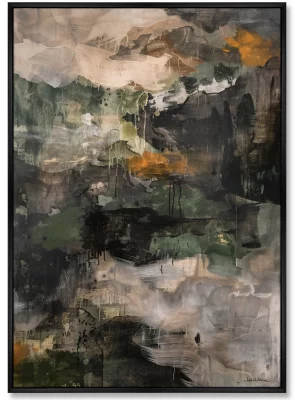 Композиция из двух репродукций картин на холсте Foothills After a Thunderstorm 75X105 / 75X105 CM 3