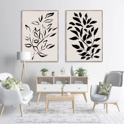 Набор из 2-х репродукций Blooming 75X105 / 75X105 CM 4