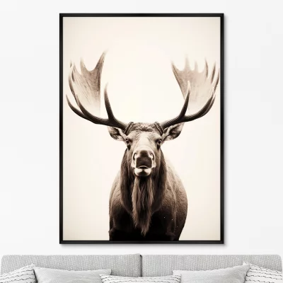 Постер на холсте Elk 75X105 CM 6