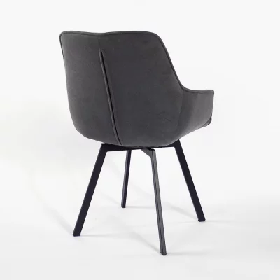 Стул Авиано вращающийся темно-серый бархат 57X60X87 CM 4