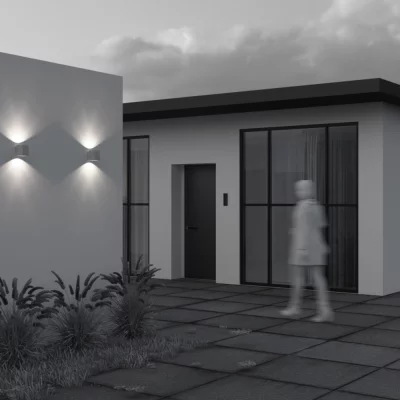 Уличный настенный светильник Блок 11X12X8.5 CM 5