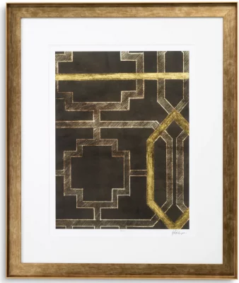 Композиция из двух постеров Trellis Pattern by Ethan Harper 79X94 / 79X94 CM 4