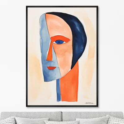 Постер на холсте Swimmers before the race 75X105 CM 6