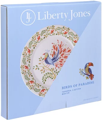 Набор из двух тарелок Birds of Paradise Ø28 CM 7