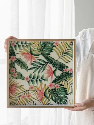 Набор из двух декоративных подносов Tur 40X40X4 / 34X34X4 CM 9
