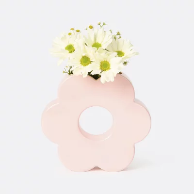 Ваза для цветов daisy, 20 см, розовая 9