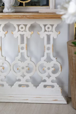 Пристенная консоль Ажурная 81X30X82 CM 4
