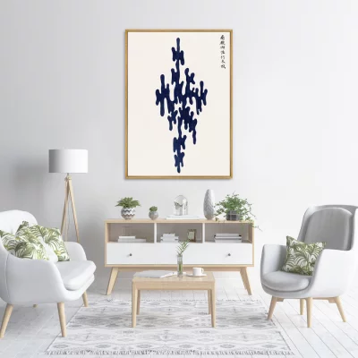 Репродукция картины Yatsuo no tsubaki III 75X105 CM 3