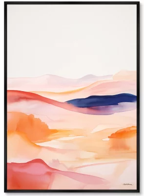 Набор из двух постеров на холсте Spilled ​​Colors 75X105 / 75X105 CM 3