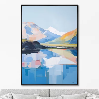 Постер на холсте Landscape collection The Reflection 75X105 CM 6