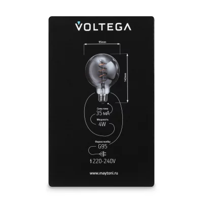 Светодиодная лампа Voltega 8517 серия 271 коллекция Сети.Лампы 4Вт | 3000K 5