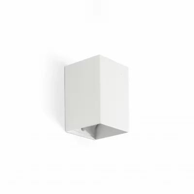Белый квадратный настенный светильник 1xGU10 LUNE 6.5X8X10 CM 10