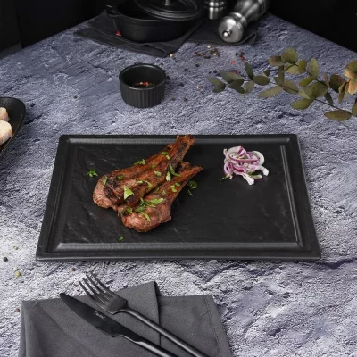 Платформа для закусок Black Raw Stellar 33X24 CM 3
